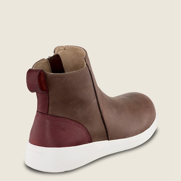 Red Wing Work Boots Brown - Red Wing Womens Zero-g Lite - 5-inch Side Zip Safety Toe - BPTLN-5412